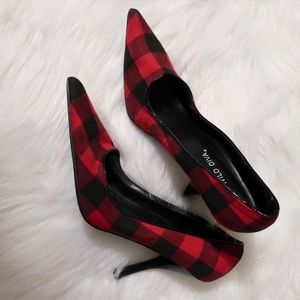 Plaid Heels